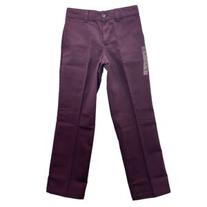 Dickies Skateboarding Regular Fit Twill Pants Men's 30x30 Maroon Grunge Workwear